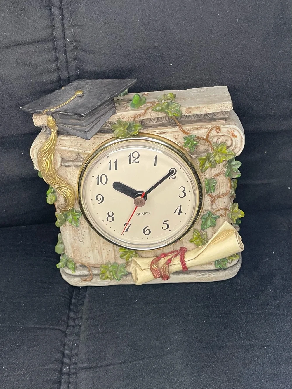 Classic Ceramic Graduation Mantel Clock